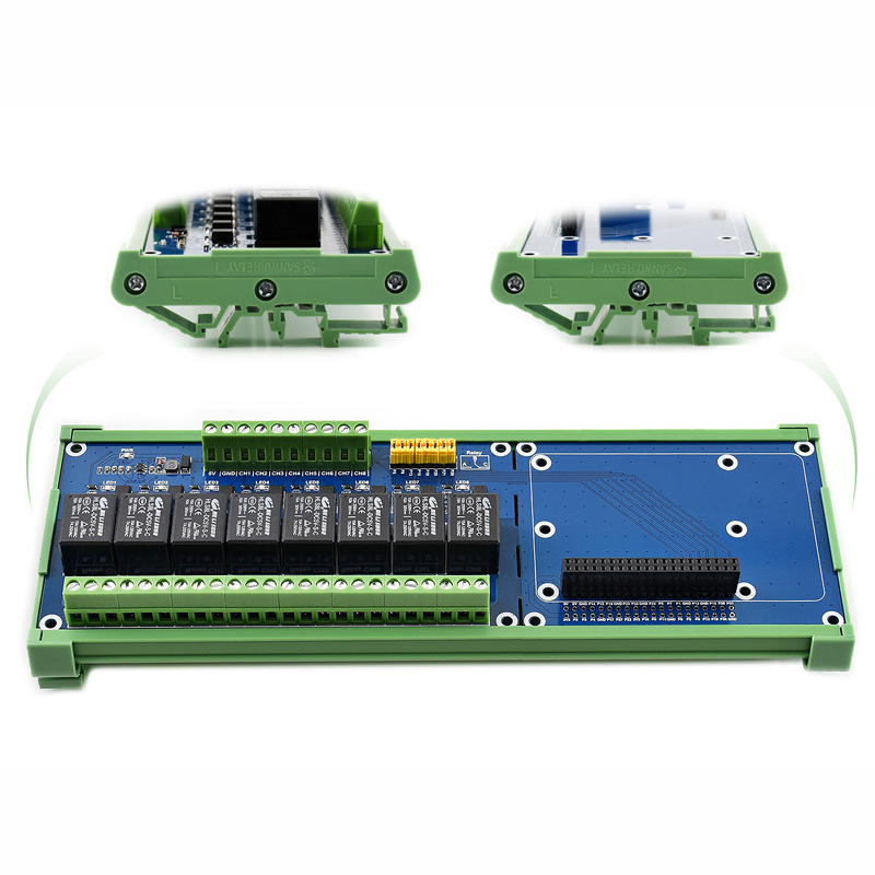 Relay 8 Channel Board - Płytka rozszerzająca z przekaźnikami Raspberry Pi