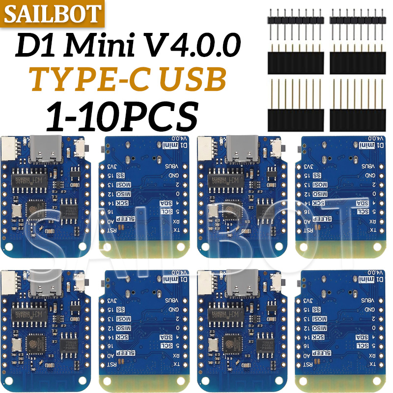 Esp8266 Nodemcu Board - 1-10 sztuk WeMos D1 Mini ESP8266