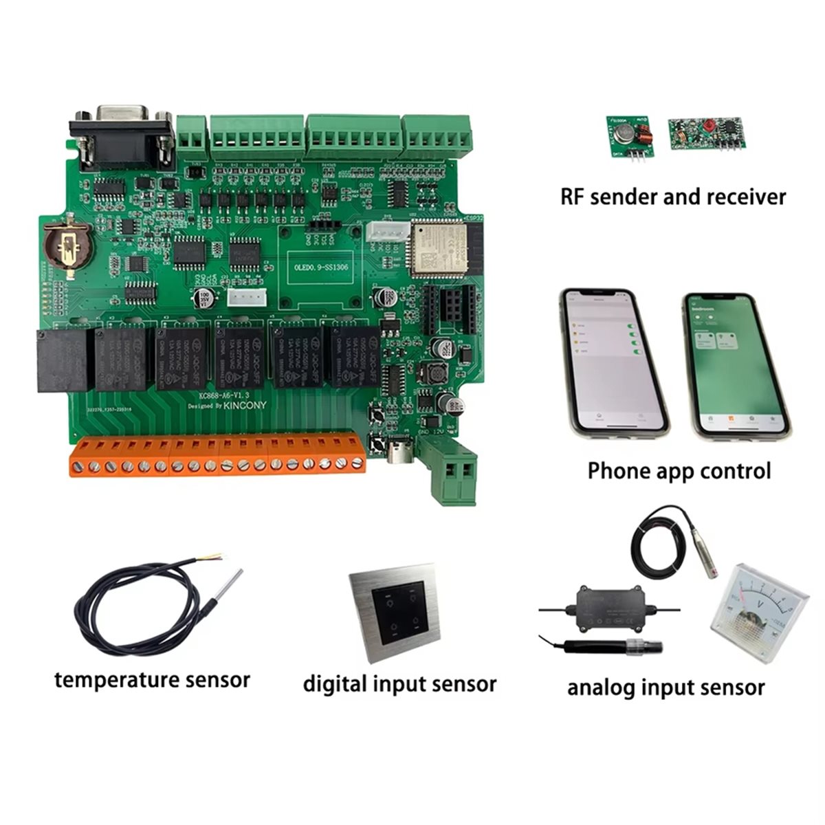 Home Automation Systems Diy - Płytka programistyczna KC868-A6 MQTT Web HTTP