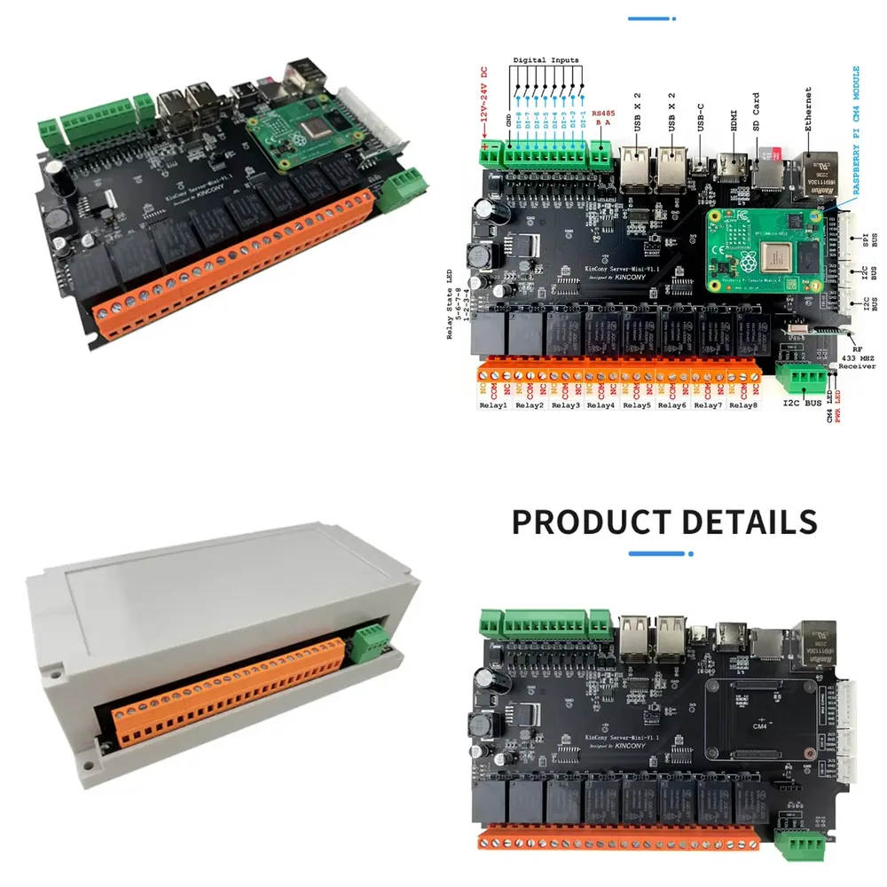 Home Automation Raspberry Pi - KinCony Raspberry Pi - Serwer Mini