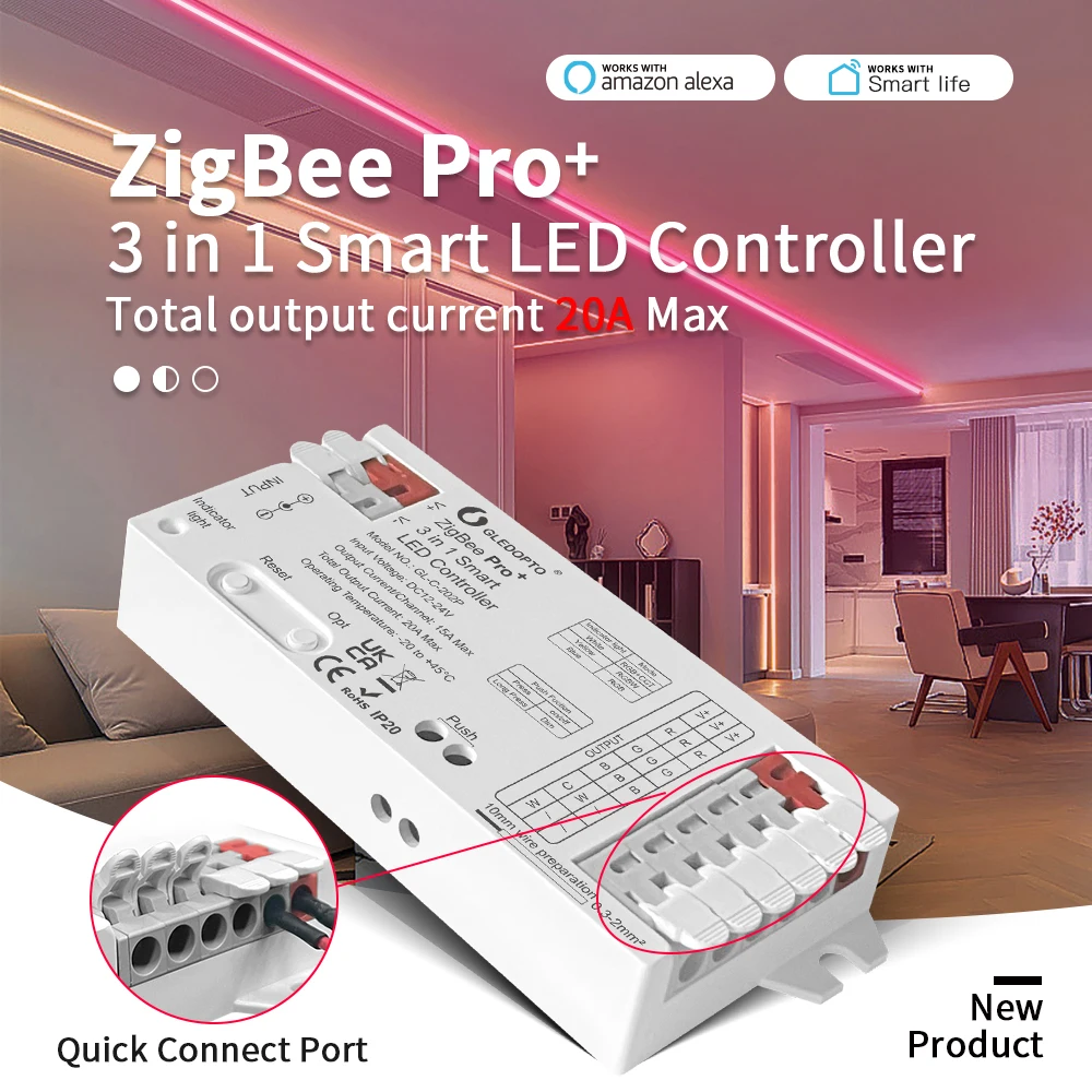 Zigbee Coordinator Stick - GLEDOPTO ZigBee 3.0 Pro+ 3 w