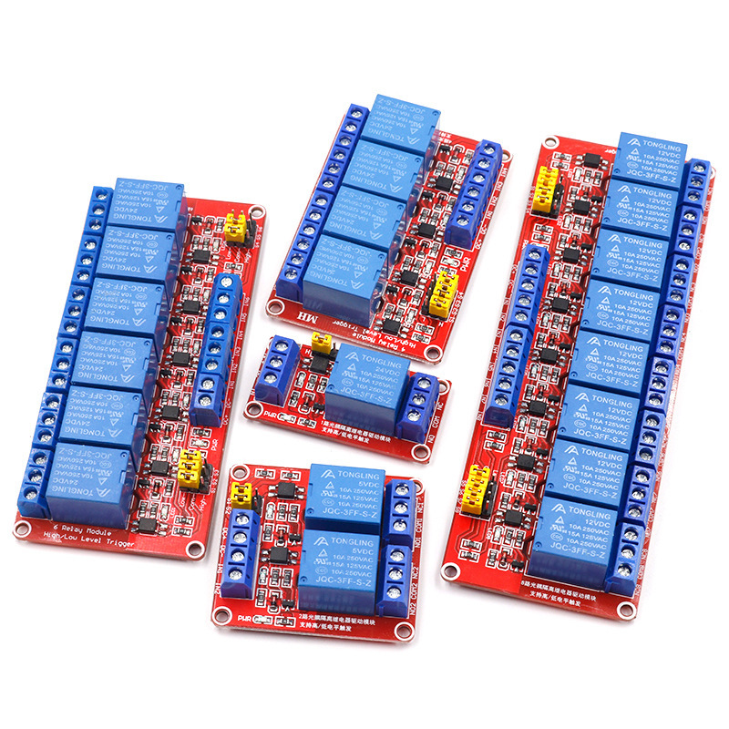 Moduł przekaźnikowy 1/2/4/8-ka – Relay 8 Channel Board recenzja i cena