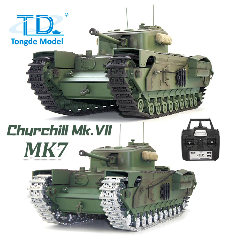 Tongde RC Tank 1/16 Churchill  – Home Automation Tutorial recenzja i cena